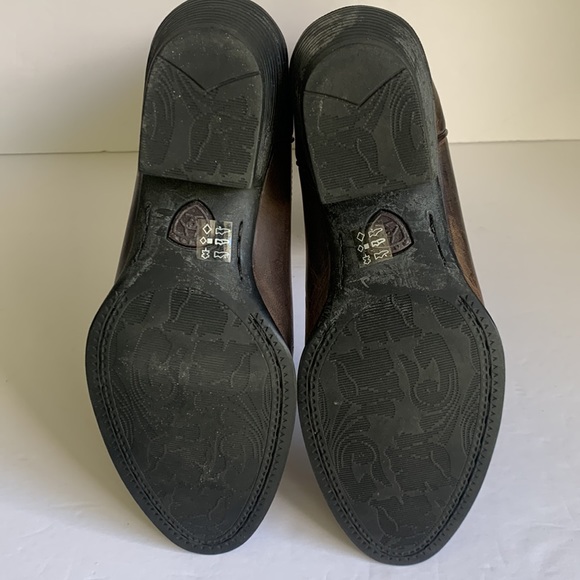 Ariat Women’s Heritage Western R-Toe Boots Sassy Brown 6 - Picture 7 of 11